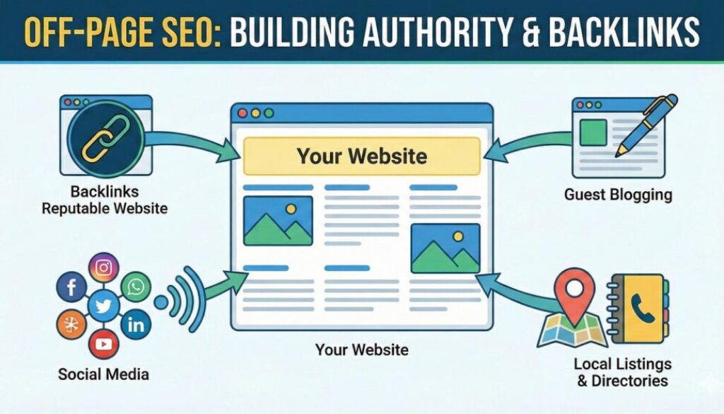 Off-page SEO and website authority